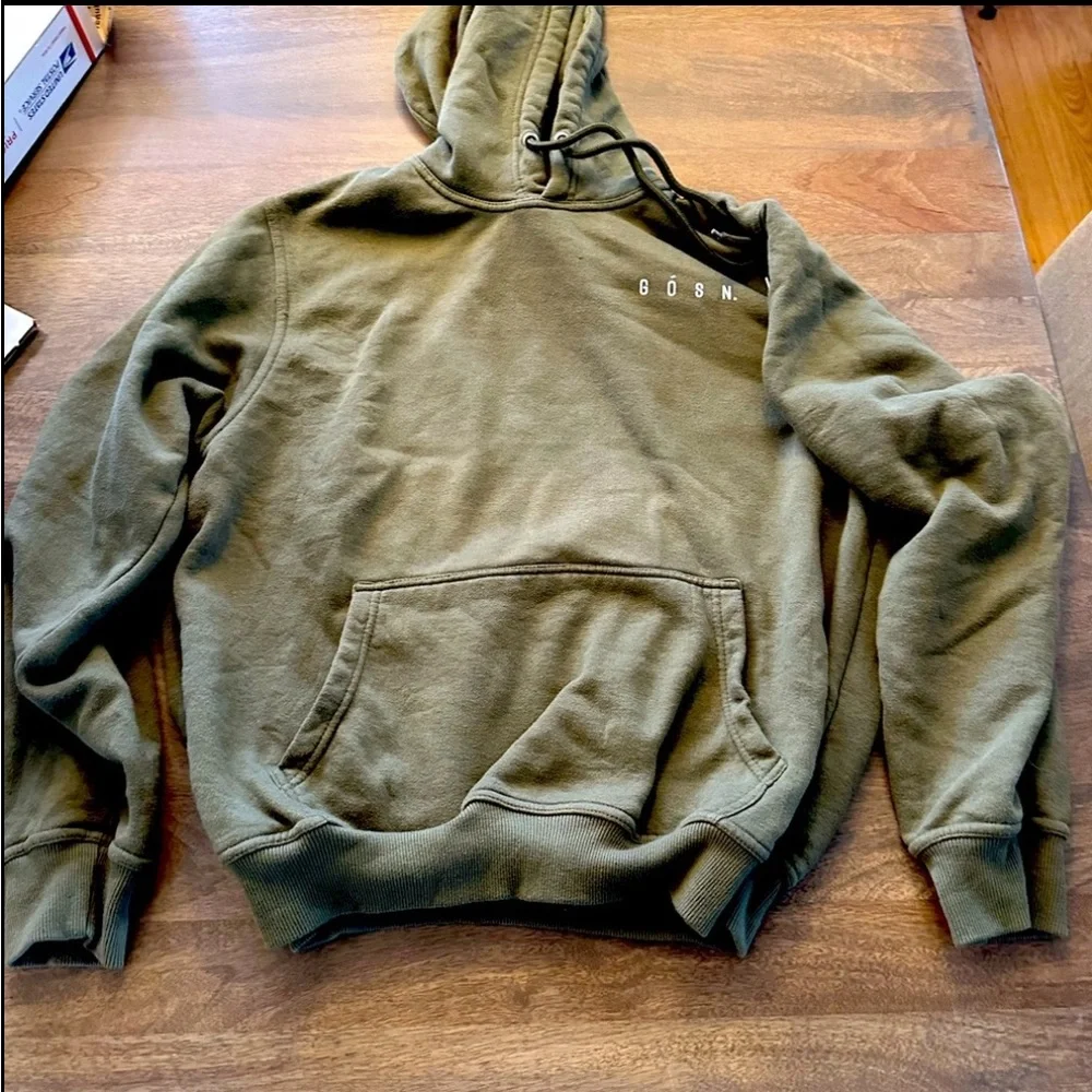 GOSN Olive Green Hoodie and Sweatpants Set - Picture 4 of 4